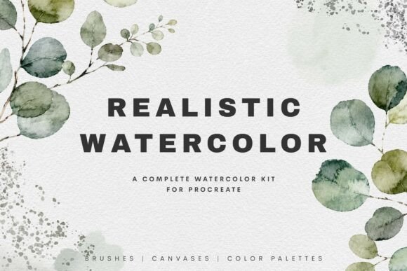 Download Realistic Watercolor Procreate Brushes - Water Collection