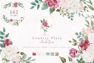 Download Country Flora Watercolor Flowers - Water Collection