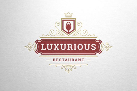 Download Vintage Ornament Restaurant Logo - Vintage Collection