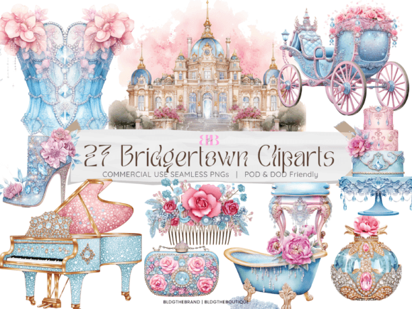 Download Glam French Royalty Sublimation Clipart - Royalty Collection