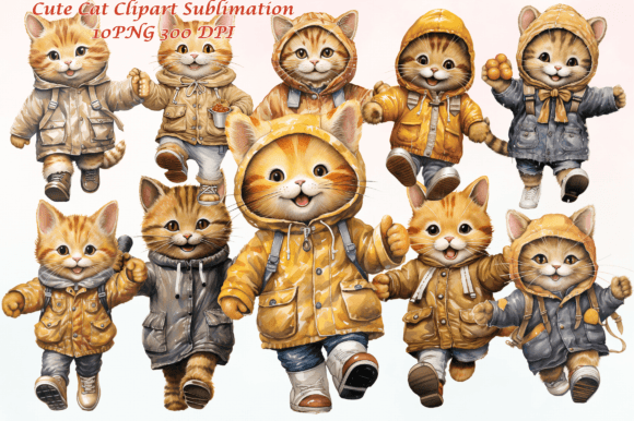 Download Autumn Cat Water Color - Water Collection