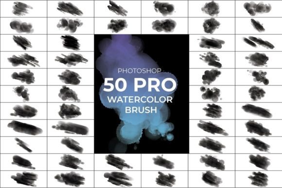 Download Pro Watercolor Photoshop Brush - Water Collection