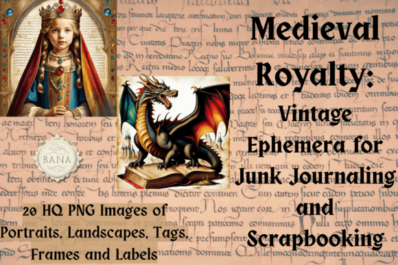 Download Medieval Royalty: Vintage Ephemera Set - Vintage Collection