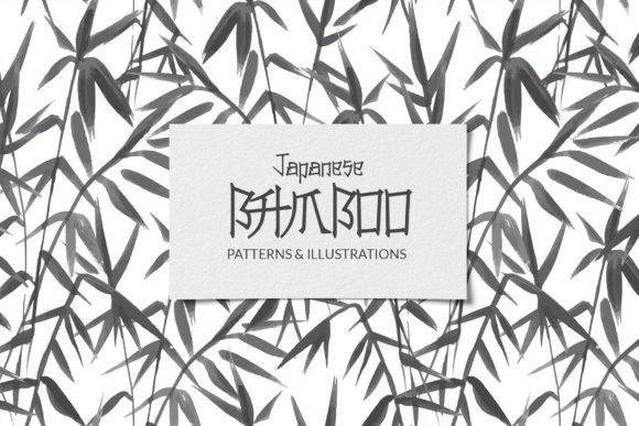 Download Japanese Bamboo Watercolor and Vector - Water Collection
