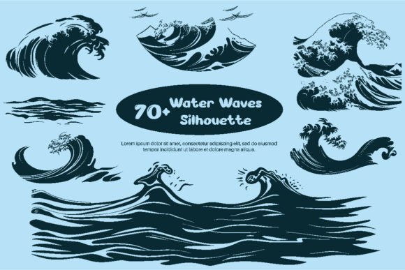 Download 70+ Water Waves Silhouette - Premium Resources