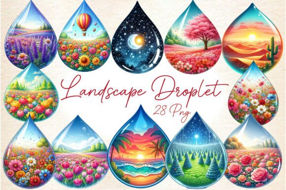 Download Landscape Water Droplet Clipart - Premium Resources