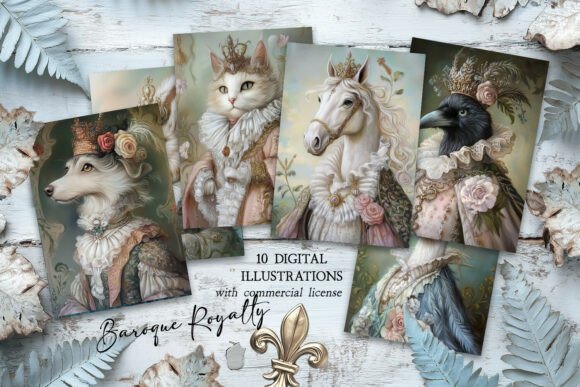 Download Baroque Royalty Animal Portrait Images - Royalty Collection