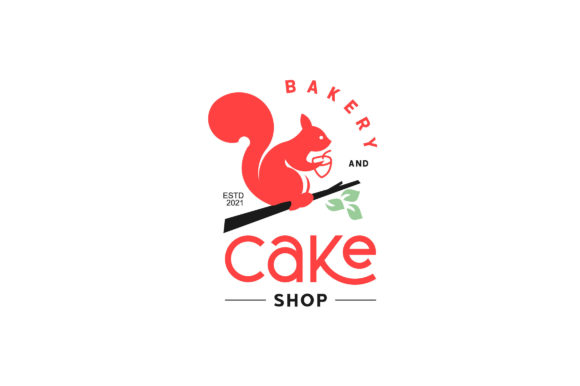 Download Bakery Logo Ideas Organic Cake Squirrel - Logo ideas Collection