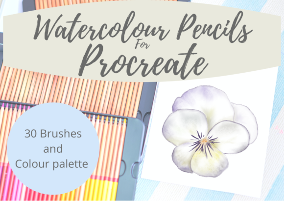 Download Watercolour Pencils Procreate Brushes - Water Collection
