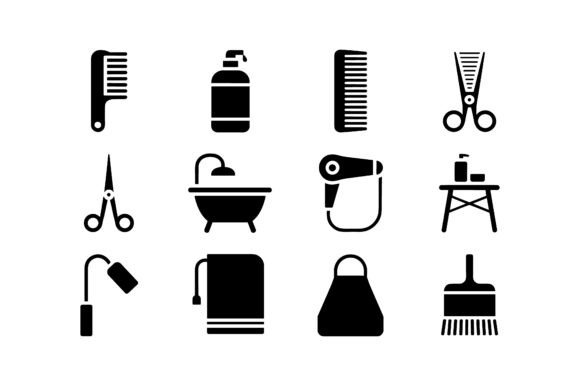 Download Hair Salon &amp; Hairstylist Icon Set - Salon Collection